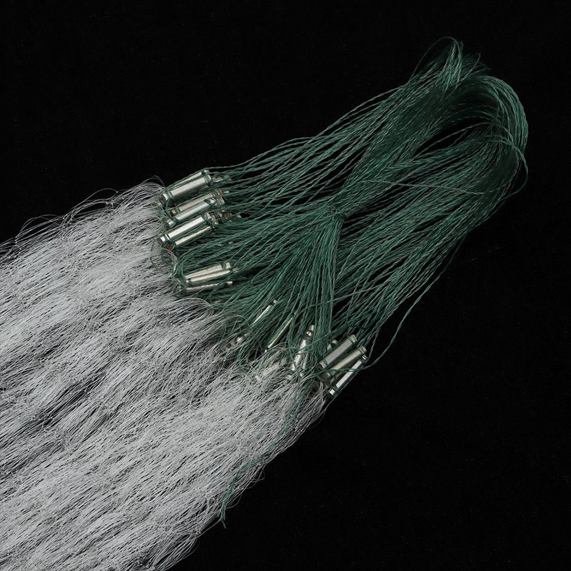 1 vnt žvejybos tinklas, vieno tinklelio nailono patvarus plūduriuojantis gaudyklė, monogijinis žiauninis tinklas žvejybos priedai, skirti lieti rankomis, vieno sluoksnio