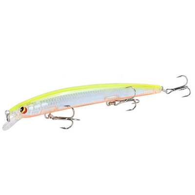 1gab peldoši Minnow makšķerēšanas mānekļi Long Casting Lifelike Hard Baits 13,5 cm/15,4 g velcēšanas vobleri uz līdakas Crankbait karpu piederumiem