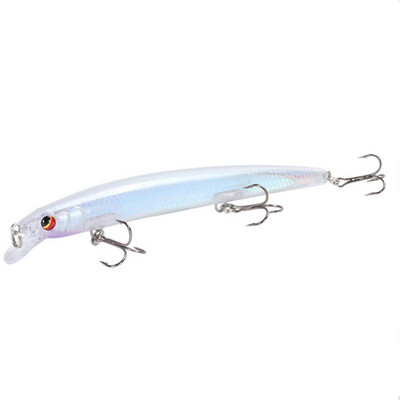 1gab peldoši Minnow makšķerēšanas mānekļi Long Casting Lifelike Hard Baits 13,5 cm/15,4 g velcēšanas vobleri uz līdakas Crankbait karpu piederumiem