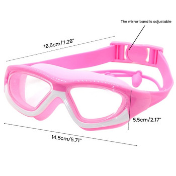 Регулируеми детски очила за плуване Мини удобни очила против замъгляване и UV лъчи за плуване за деца Деца Момчета и момичета Тийнейджъри