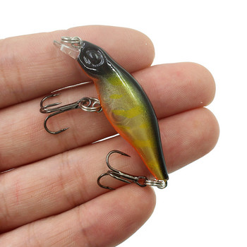 1 τμχ βυθιζόμενα Minnow Fishing Lures Wobblers 5cm 2,9g Τεχνητό Ιαπωνικό Σκληρό δόλωμα Crankbait Pesca Wobblers Fishing Tackle