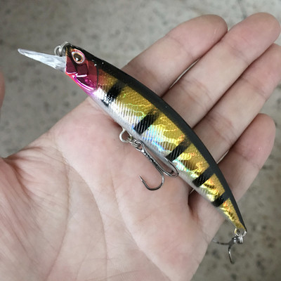 1db süllyedő Minnow horgászcsali wobblerek 11cm 15,6g mesterséges műanyag kemény csali Crankbait Bass Pike Jerkbait horgászfelszerelés