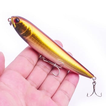 1Pcs Topwater Wobbler Fishing Lure Surface Bass Pike Lures Buzz 110mm 16g Pencil Bait Peche Iscas Изкуствени примамки за глава Pesca