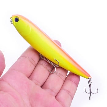 1Pcs Topwater Wobbler Fishing Lure Surface Bass Pike Lures Buzz 110mm 16g Pencil Bait Peche Iscas Изкуствени примамки за глава Pesca