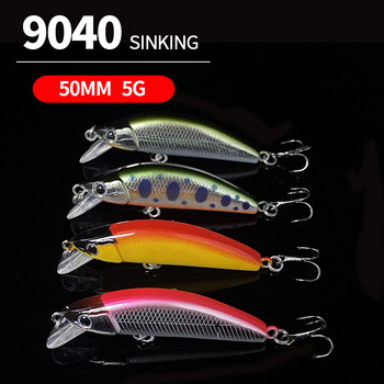 Mini Sinking Minnow Fishing Lures 50mm 5g Jerkbait Twitch Wobbler Artificial Hard Baits for Peche Trout Plastic Swimbait Tackle