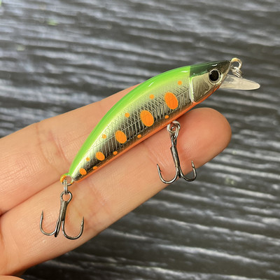 Mini Sinking Minnow Fishing Lures 50mm 5g Jerkbait Twitch Wobbler Artificial Hard Baits for Peche Trout Plastic Swimbait Tackle