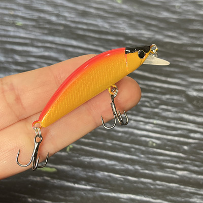 Mini Sinking Minnow Fishing Lures 50mm 5g Jerkbait Twitch Wobbler Artificial Hard Baits for Peche Trout Plastic Swimbait Tackle