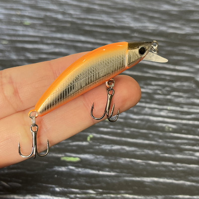 Mini Sinking Minnow Fishing Lures 50mm 5g Jerkbait Twitch Wobbler Artificial Hard Baits for Peche Trout Plastic Swimbait Tackle