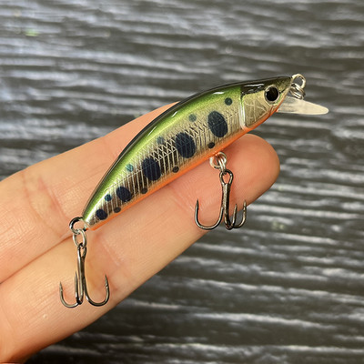 Mini Sinking Minnow Fishing Lures 50mm 5g Jerkbait Twitch Wobbler Artificial Hard Baits for Peche Trout Plastic Swimbait Tackle