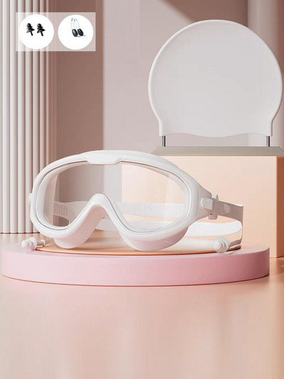 Professionaalsed ujumisprillid HD veekindlad uduvastased silikoonist ujumismütsid, veesõidukite spordivarustus meestele, naistele