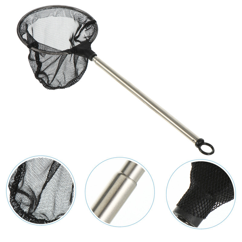 Plasa de aterizare telescopică pentru pește Plasă portabilă de eliberare a capturii Plasă de pescuit plutitoare Plasă de pescuit din bumbac Materiale de pescuit