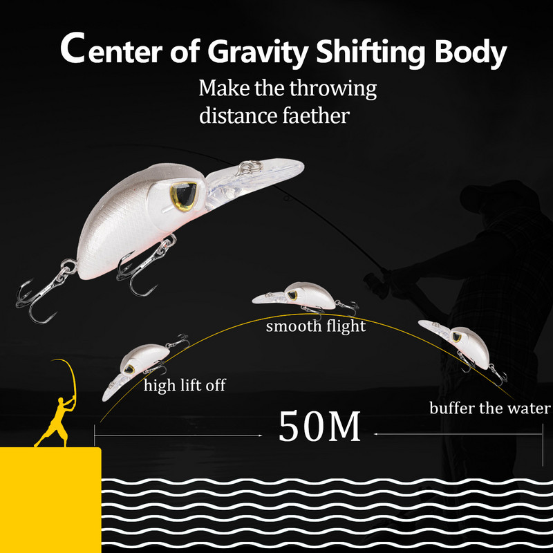 Jaapani kuum mudel ujuvad Minnow kalapüügi landid 5,5 cm 4g pika keelega Jerkbait Bass Pike Carkbait voblerid Professional Hard Bait