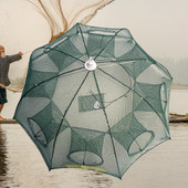 Sportski ribolov na otvorenom automatski sklopivi kavez za ribolov malih riba, najlonski kišobran za rakove, automatski štitnik za ribu