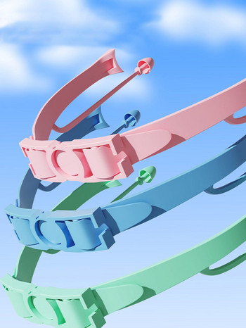 Детски очила за плуване с висока разделителна способност, водоустойчиви и незамъгляващи се с големи рамки, удобни очила Свързани силиконови тапи за уши