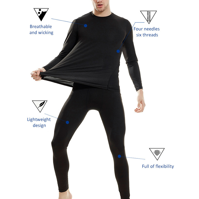 Naised Mehed Talvevarustus Suusa termopesu komplektid Pikkade varrukatega Top Treeningriided Spordivoolik Lumelauasärgid ja püksid