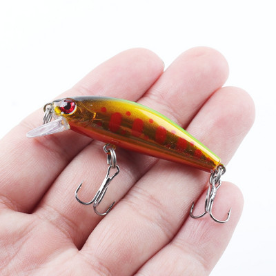 Minnow Fishing Lure 5,5cm 6g Wobbler Sinking Plastic Hard Artificial Bait Crankbaits Isca Lure For Bass Pike Fihsing Tackle