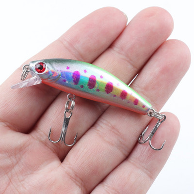 Minnow Fishing Lure 5,5cm 6g Wobbler Sinking Plastic Hard Artificial Bait Crankbaits Isca Lure For Bass Pike Fihsing Tackle