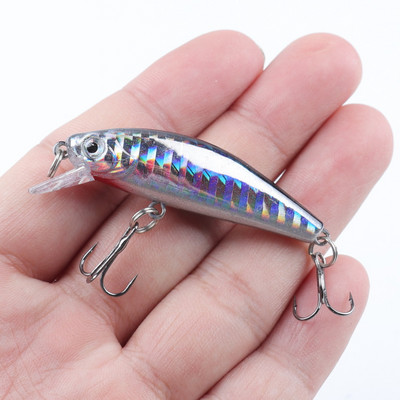 Minnow Fishing Lure 5,5cm 6g Wobbler Sinking Plastic Hard Artificial Bait Crankbaits Isca Lure For Bass Pike Fihsing Tackle