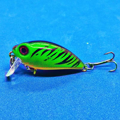 DHYJSFDC 1 gab Minnow makšķerēšanas māneklis 40 mm 3,5 g Crankbait Hard Bait Topwater mākslīgais vobleris Bass Japānas mušu makšķerēšanas piederumi