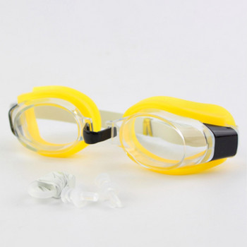 3 бр./компл. Възрастни очила против замъгляване Мъже Жени Очила за плуване Водоустойчиви регулируеми силиконови очила за плуване с щипки за нос и тапа за уши
