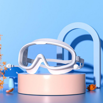 Γυαλιά κολύμβησης διάφανα με ωτοασπίδες Παιδικά γυαλιά ευρείας όρασης Άνετα στεγανά γυαλιά πισίνας για καταδύσεις για καλοκαιρινή κολύμβηση