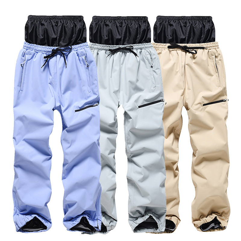 Uus mood Suusapüksid Mehed Naised Tuulekindlad Veekindlad Lumepüksid Talvised Ülisoojad Välispordi Lumelauapüksid