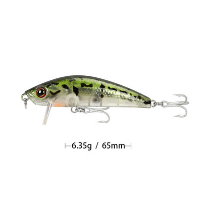Minnow Plutajući mamac za pecanje Lažni Fish Crankbait vobleri Umjetni plastični tvrdi mamac Swimbait pribor za pecanje 6,5 cm 6,3 g