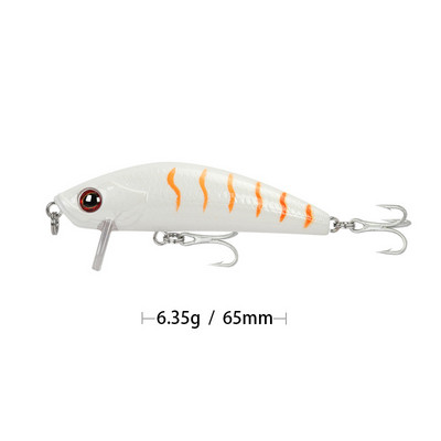 Minnow Plutajući mamac za pecanje Lažni Fish Crankbait vobleri Umjetni plastični tvrdi mamac Swimbait pribor za pecanje 6,5 cm 6,3 g