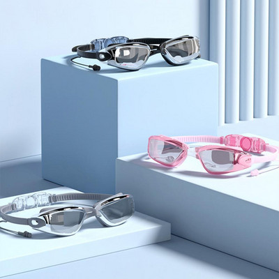 Peldēšanas brilles Augstas kvalitātes pretsvīšanas peldēšanas brilles pieaugušajiem Skatīt Necaurlaidīgas aizsardzības Unisex peldēšanas brilles vīriešiem sievietēm