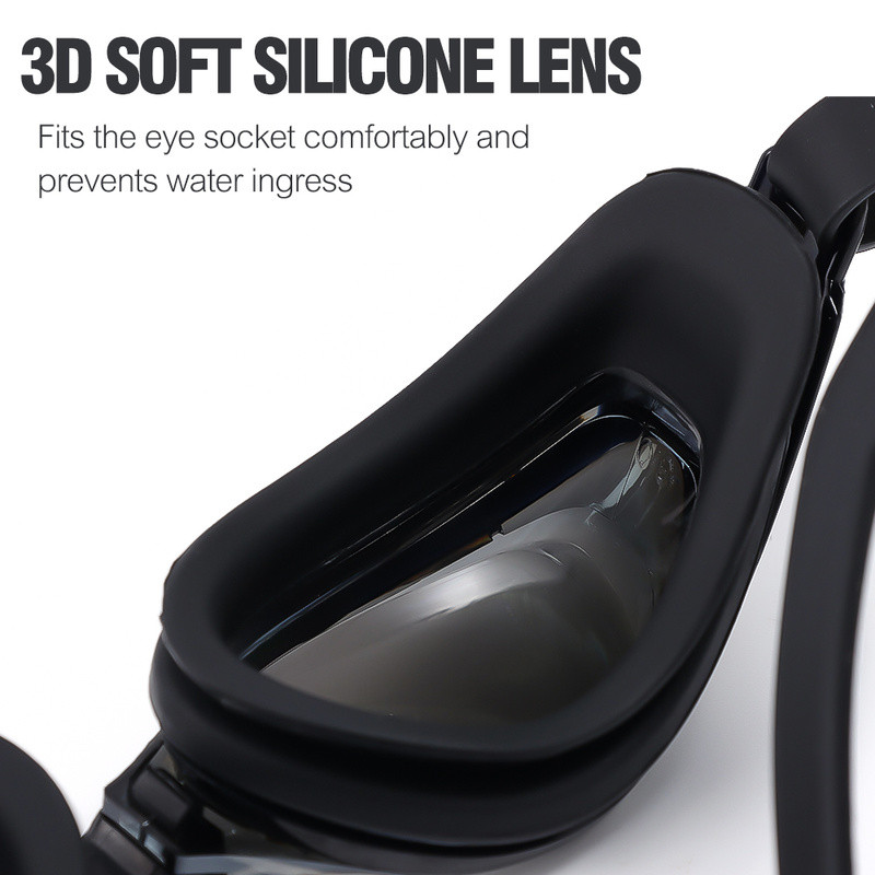 Müoopia ujumisprillid retseptiga -1,0–9,0 veekindlad uduvastased ujumisprillid, silikoondioptrilised sukeldumisprillid, täiskasvanud lapsed