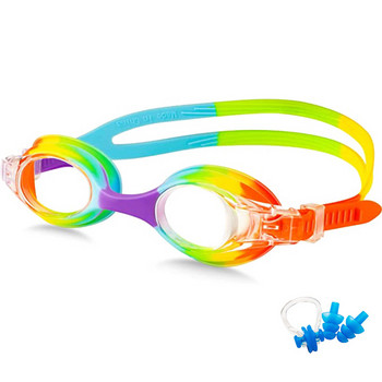 Детски очила за плуване Надстройка Водоустойчиви против мъгла UV Професионални очила за гмуркане Очила за плуване Деца за възраст 3-10