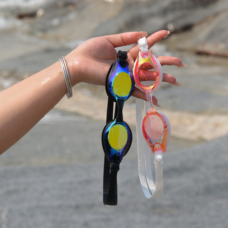 Ochelari de înot pentru fete adulte Ochelari de înot Anti-ceață pentru apă deschisă Înot rezistent la scurgeri