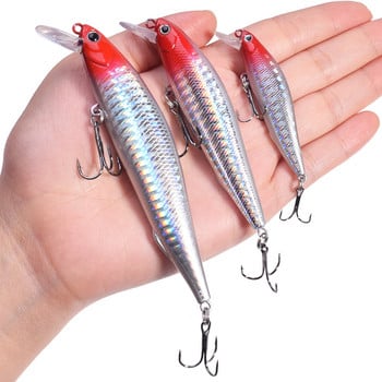 Proleurre Magnetic System Sinking Minnow Wobblers Fishing Lures Πλαστικά τεχνητά δολώματα με γάντζο για Bass Pike Αντιμετώπιση Swimbait