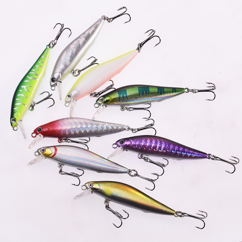 Proleurre Magnetic System Uppuvad Minnow Vooblerid Püügilandid Plastikust kunstsöödad konksuga Bass Pike Swimbait Tackle