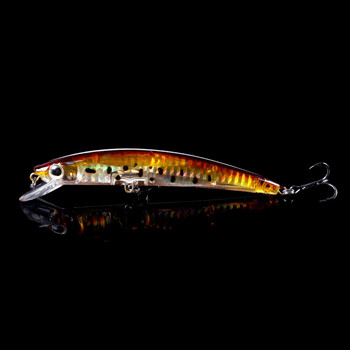 HENGJIA 1 бр. 12 см. 14 г. Риболовна примамка Minnow Crankbait Риболовни изкуствени пластмасови воблери Приспособления със силна остра кука за високи честоти