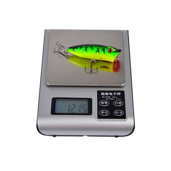 1 τεμ Popper Fishing Lures 6,5cm 12g Top Water Hard Isca Artificial Bait Wobblers Crankbait Ψεύτικα ψάρια Ιαπωνία Λούτσοι κυπρίνος