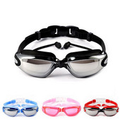 Täiskasvanutele mõeldud professionaalsed ujumisprillid Uduvastased ujumisprillid Meestele Naised UV-kiirguse eest galvaniseeritud basseini kõrvatropid prillid Sukeldumisprillid