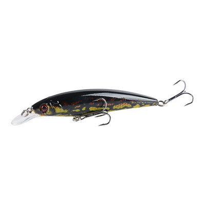 1 τεμ/παρτίδα Fishing Lure 3D Eyes Floating Minnow Aritificial Laser Wobblers 11cm 13,4g δόλωμα μανιβέλας Σκληρό πλαστικό εργαλείο ψαρέματος Pesca
