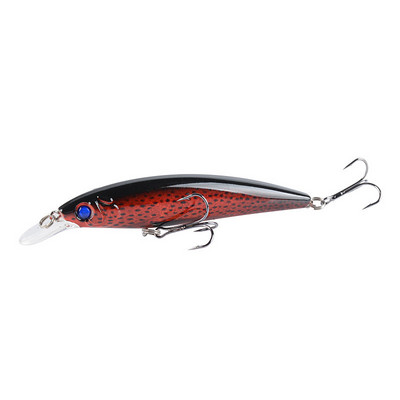 1 τεμ/παρτίδα Fishing Lure 3D Eyes Floating Minnow Aritificial Laser Wobblers 11cm 13,4g δόλωμα μανιβέλας Σκληρό πλαστικό εργαλείο ψαρέματος Pesca