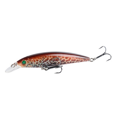 1 τεμ/παρτίδα Fishing Lure 3D Eyes Floating Minnow Aritificial Laser Wobblers 11cm 13,4g δόλωμα μανιβέλας Σκληρό πλαστικό εργαλείο ψαρέματος Pesca
