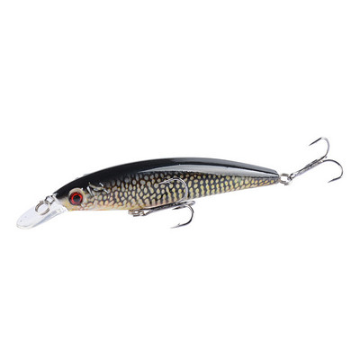 1 τεμ/παρτίδα Fishing Lure 3D Eyes Floating Minnow Aritificial Laser Wobblers 11cm 13,4g δόλωμα μανιβέλας Σκληρό πλαστικό εργαλείο ψαρέματος Pesca