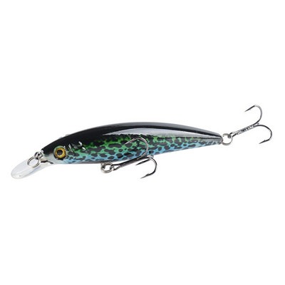 1 τεμ/παρτίδα Fishing Lure 3D Eyes Floating Minnow Aritificial Laser Wobblers 11cm 13,4g δόλωμα μανιβέλας Σκληρό πλαστικό εργαλείο ψαρέματος Pesca