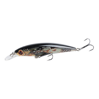 1 τεμ/παρτίδα Fishing Lure 3D Eyes Floating Minnow Aritificial Laser Wobblers 11cm 13,4g δόλωμα μανιβέλας Σκληρό πλαστικό εργαλείο ψαρέματος Pesca