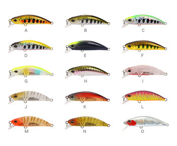 5cm 5g Sinking Minnow Fishing Lures Wobbler Fishing Tackle Hard Bait