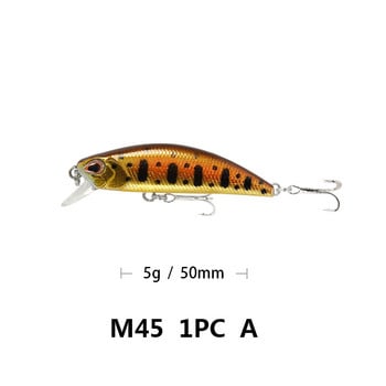 5cm 5g Sinking Minnow Fishing Lures Wobbler Fishing Tackle Hard Bait