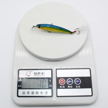 1 ΤΕΜ 7,8 cm 7g Minnow Fishing Lures Wobbler Hard Baits Crankbaits ABS Artificial Lure for Bass Pike Fishing Tacking