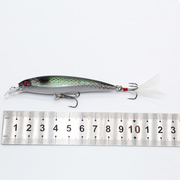 1 PCS 7.8cm 7g Minnow Fishing Lures Wobbler Hard Baits Crankbaits ABS изкуствена примамка за бас щука риболовни принадлежности