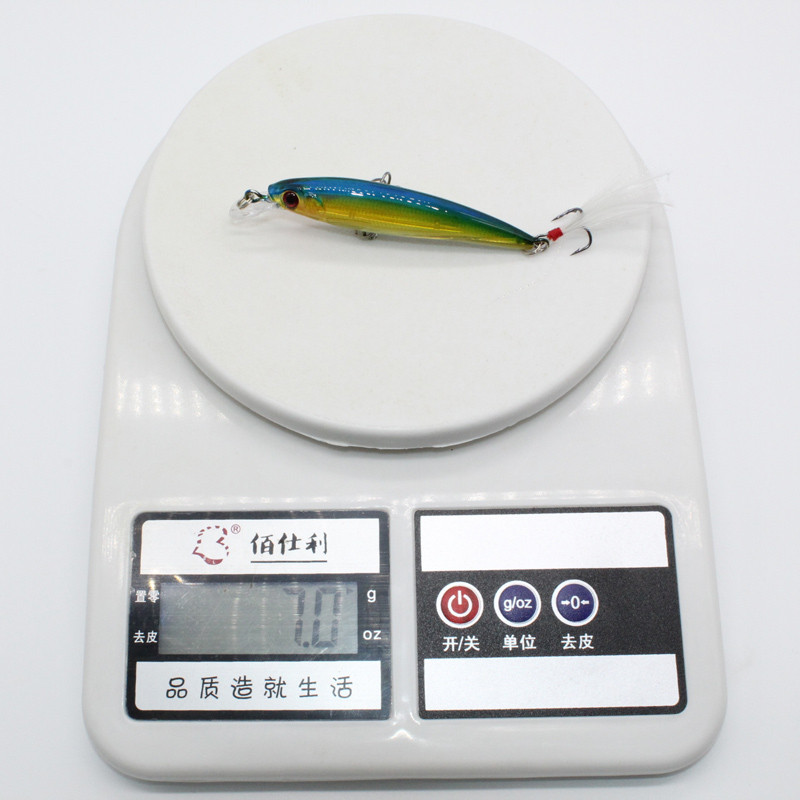 1 tk 7,8 cm 7g Minnow kalapüügi landid Wobbler Hard Baits Crankbaits ABS tehislant basshaugi kalastustarvetele