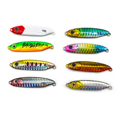 Makšķerēšanas māneklis Metāla Jig Fish Hook 7g 10g 15g 18g 20g Shore Casting Swimbait karote mākslīgā ēsma