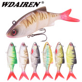 1 τεμ. μαλακό Fishing Wobblers Pike Fishing Lures 12cm 31g Πολλαπλών Ενώσεων Τεχνητά Δολώματα σιλικόνης Τρολάρισμα Κυπρίνου Ψάρεμα
